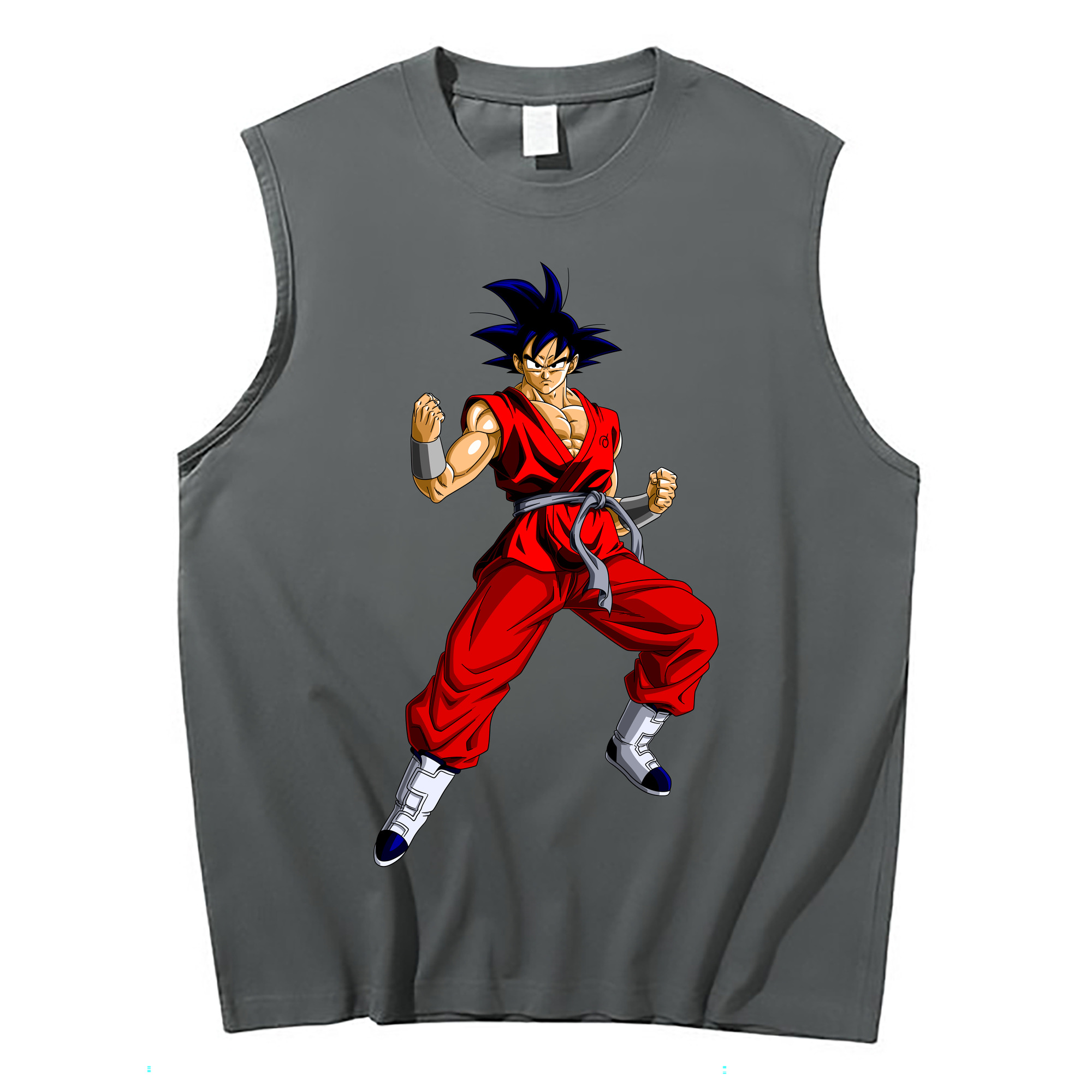 （画像用） ドラゴンボール 孫悟空（そん ごくう）Son Goku カカロット DRAGON BALL Kakarotto コットン100％タンクトップ（フロントプリント）